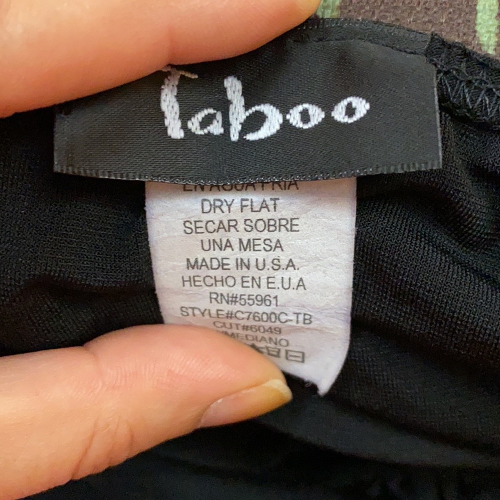 5/8 for $25 Taboo Black Halter Top Dress Small - Picture 2 of 9